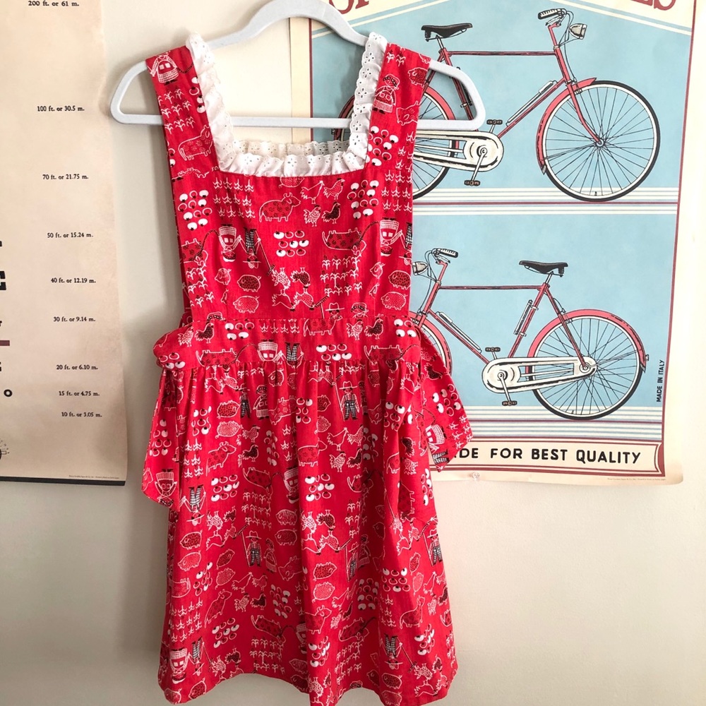 Vintage Milkmaid Dress